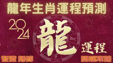 2024年龍生肖運程|2024年龍年12生肖運程分析｜事業、感情、財運、健 